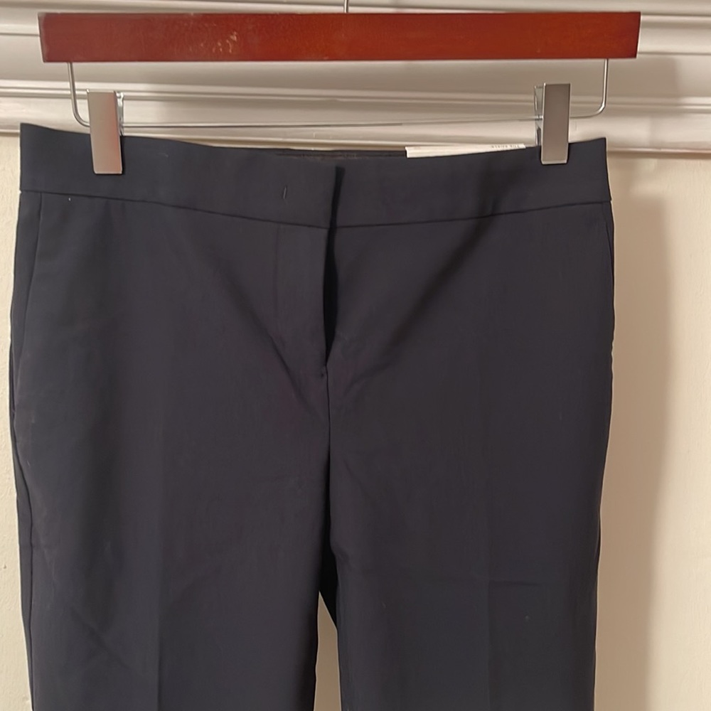 Ann Taylor NWT suit pants dark navy blue size 00P